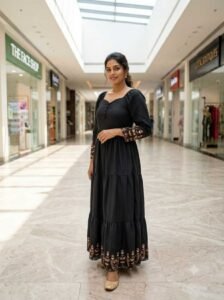 long frock-black